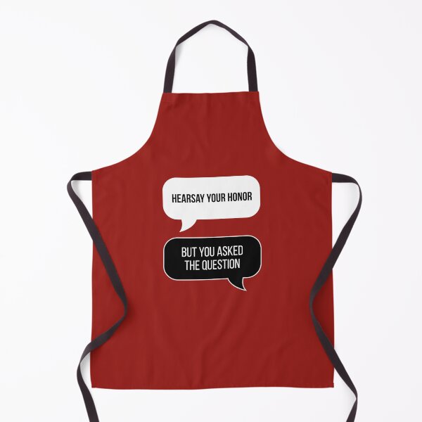Item preview, Hearsay Your Honor! But You Asked The Question... (Red BG) designed and sold by FilipeFerreira.