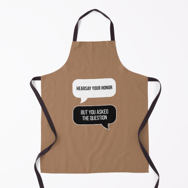 Item preview, Hearsay Your Honor! But You Asked The Question... (Beige BG) designed and sold by FilipeFerreira.