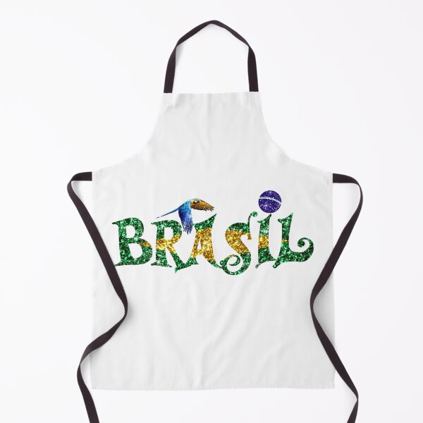 Item preview, Brazil Flag Calligraphy Blue Parrot Glitter designed and sold by Jolly-Yosei.