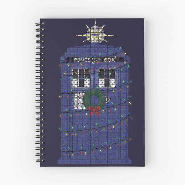 Aperçu de l'œuvre Boîte de police en tricot de Noël créée et vendue par Milmino.