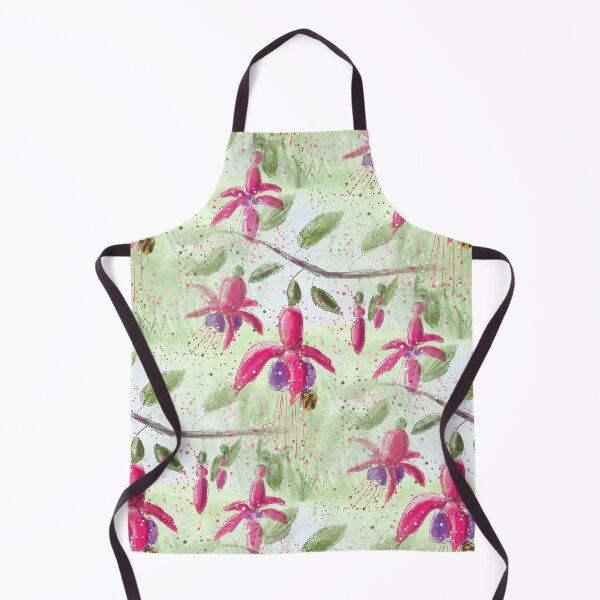 Item preview, Whimsical Fuschia Floral Pattern designed and sold by Clare Walker.