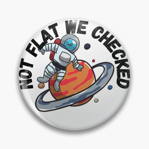 Item preview, Not Flat We Checked designed and sold by yassminishop.