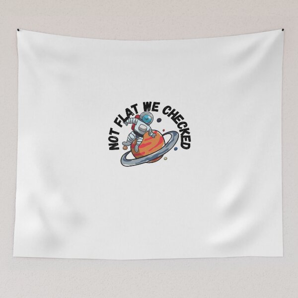 Item preview, Not Flat We Checked designed and sold by yassminishop.