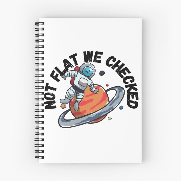 Item preview, Not Flat We Checked designed and sold by yassminishop.