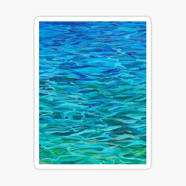 ABSTRACT SEA ART Sticker