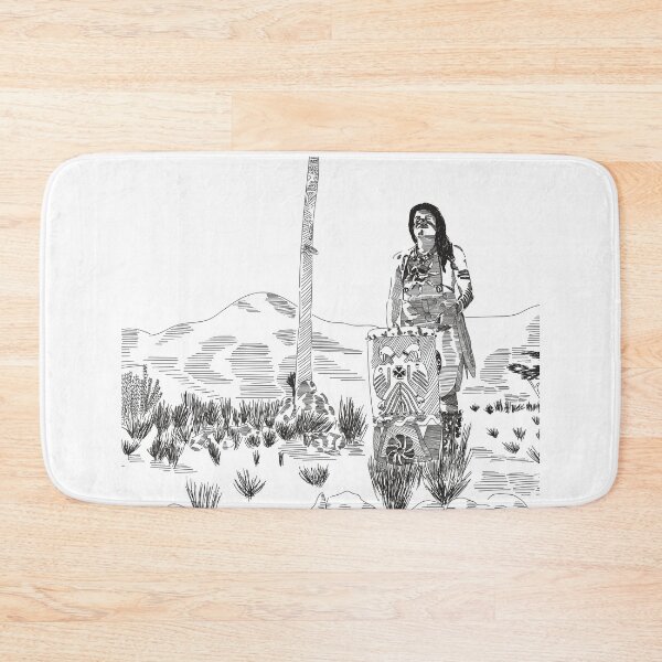Item preview, Chichimeca with drum designed and sold by Digilogos.