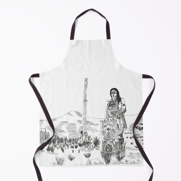 Item preview, Chichimeca with drum designed and sold by Digilogos.