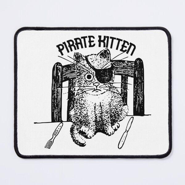 Item preview, Funny pirate kitten designed and sold by LOSMISHOP.