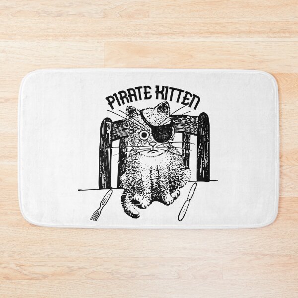 Item preview, Funny pirate kitten designed and sold by LOSMISHOP.