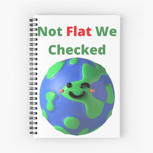 Item preview,  Not Flat We Checked designed and sold by yassminishop.