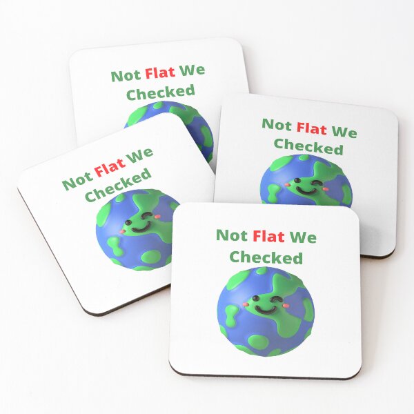 Item preview,  Not Flat We Checked designed and sold by yassminishop.