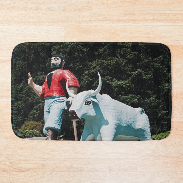 Item preview, Paul Bunyan and Babe the Blue Ox designed and sold by Lostlogo.