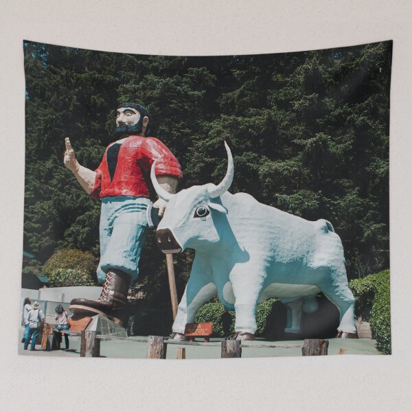 Item preview, Paul Bunyan and Babe the Blue Ox designed and sold by Lostlogo.