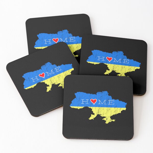 Item preview, Ukrainian Home Is Where the Heart Is Distressed Map designed and sold by Aide.