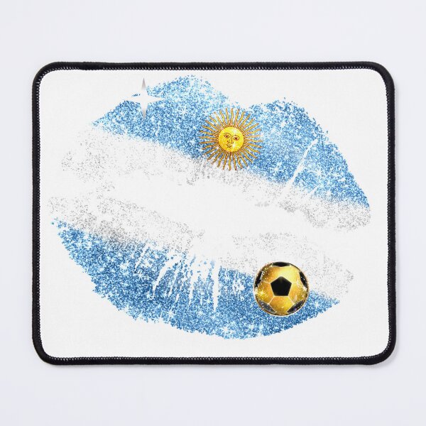 Item preview, Argentina Flag Makeup Lipstick Kiss Mark designed and sold by Jolly-Yosei.
