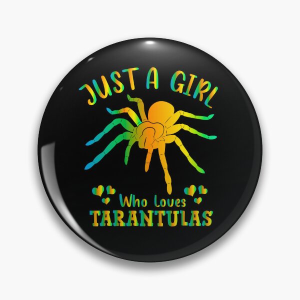 Item preview, just a girl who loves Tarantulas, tarantula lover tee, cute spider themed gift for girls who love spiders designed and sold by PRINTED ..