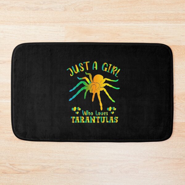 Item preview, just a girl who loves Tarantulas, tarantula lover tee, cute spider themed gift for girls who love spiders designed and sold by PRINTED ..