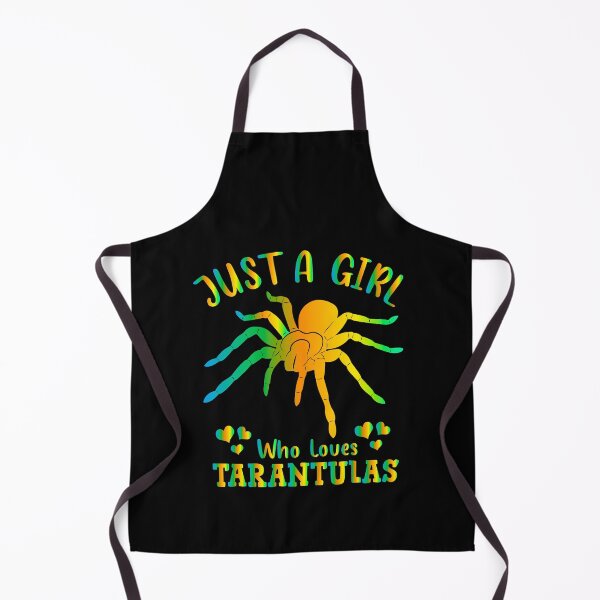 Item preview, just a girl who loves Tarantulas, tarantula lover tee, cute spider themed gift for girls who love spiders designed and sold by PRINTED ..