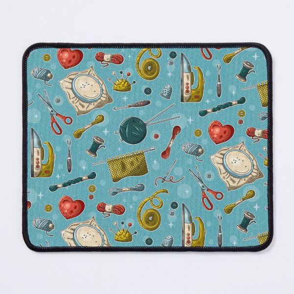 Item preview, Sewing is my Hobby Pop Art on Blue designed and sold by Simplulina.