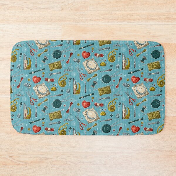 Item preview, Sewing is my Hobby Pop Art on Blue designed and sold by Simplulina.