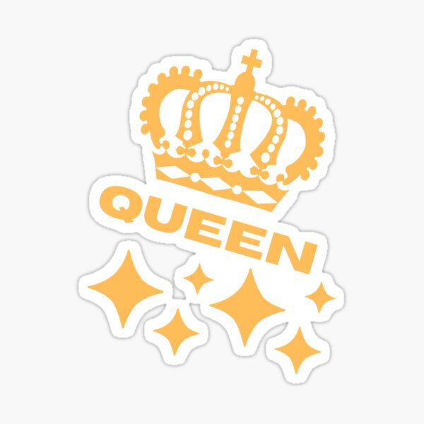 Crown Sticker for Sale by ducreation