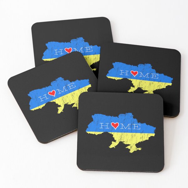 Item preview, Ukrainian Home Is Where the Heart Is Distressed Map designed and sold by Aide.