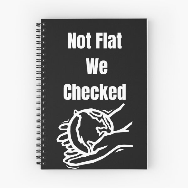 Item preview, Not Flat We Checked designed and sold by yassminishop.