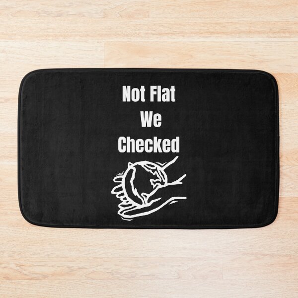 Item preview, Not Flat We Checked designed and sold by yassminishop.