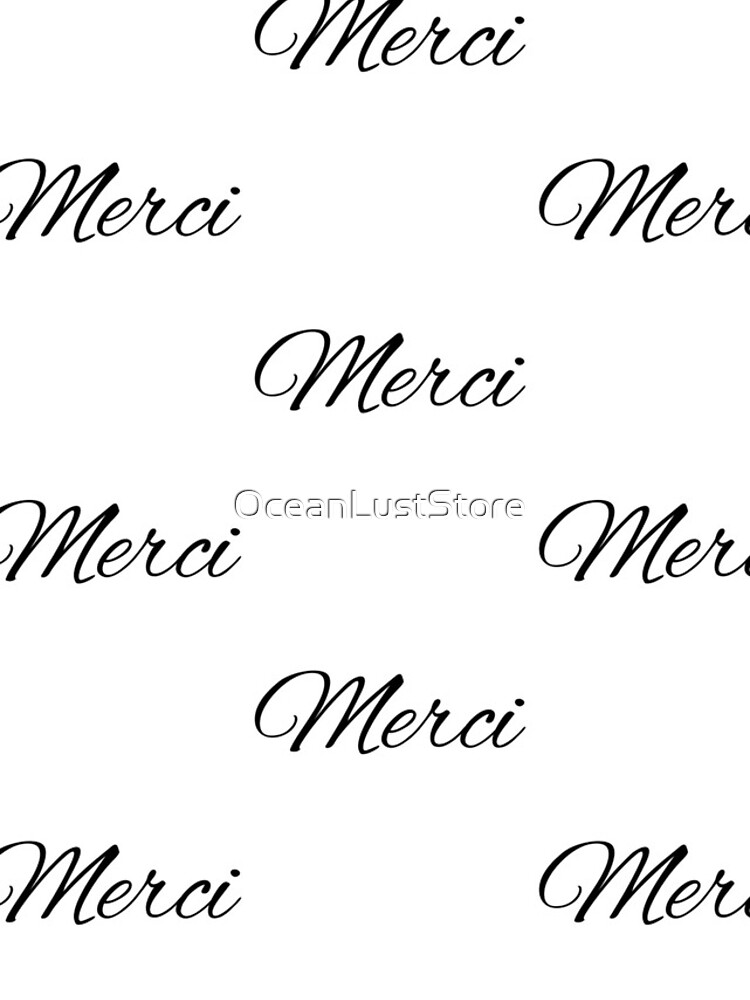 Merci, Thank you Tote Bag for Sale by OceanLustStore