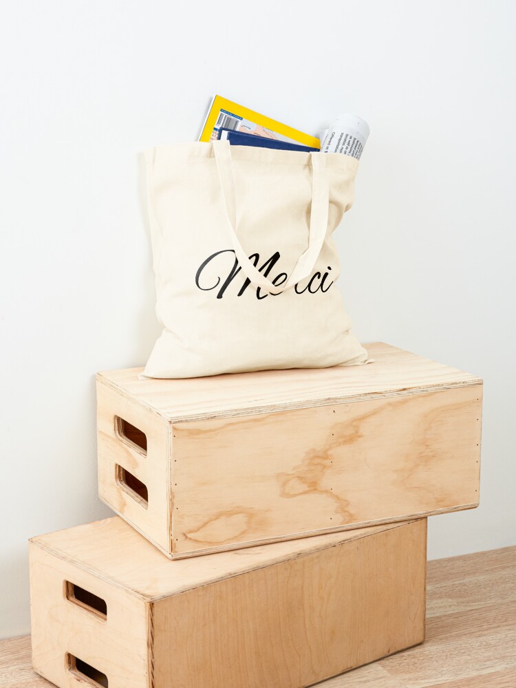 Merci, Thank you Tote Bag for Sale by OceanLustStore