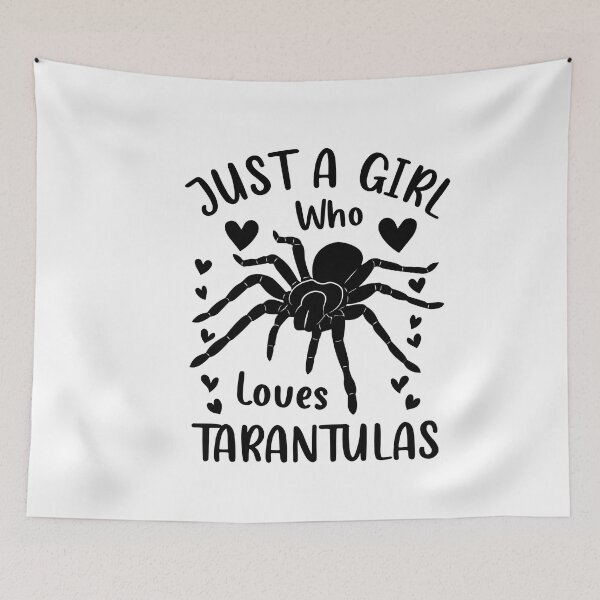 Item preview, just a girl who loves Tarantulas, tarantula clothing, tarantula lover gifts, cute spider themed gift for girls who love spiders designed and sold by PRINTED ..