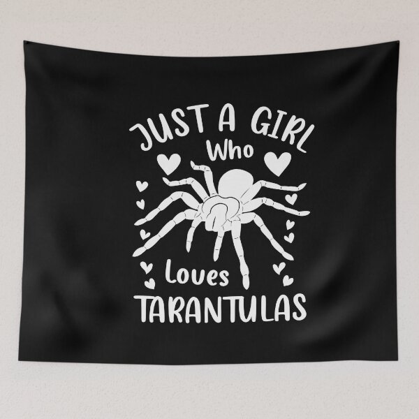 Item preview, just a girl who loves Tarantulas, tarantula clothing, tarantula lover gifts, cute spider themed gift for girls who love spiders designed and sold by PRINTED ..