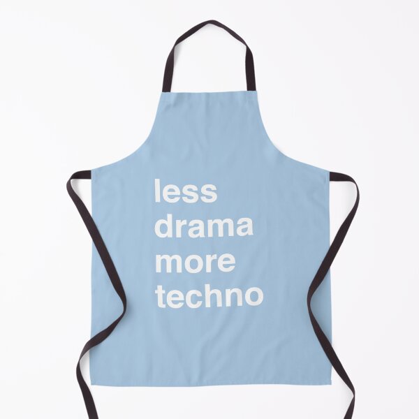 Item preview, Less Drama More Techno Essential T-Shirt designed and sold by MarcoTitz.