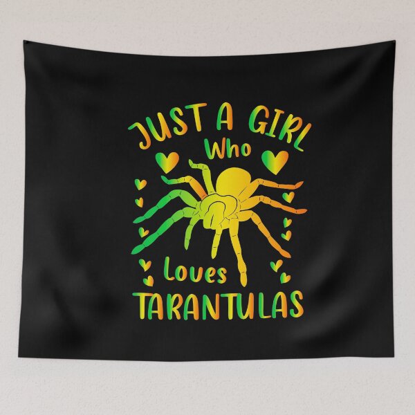Item preview, just a girl who loves Tarantulas, tarantula clothing, tarantula lover gifts, cute spider themed gift for girls who love spiders designed and sold by PRINTED ..