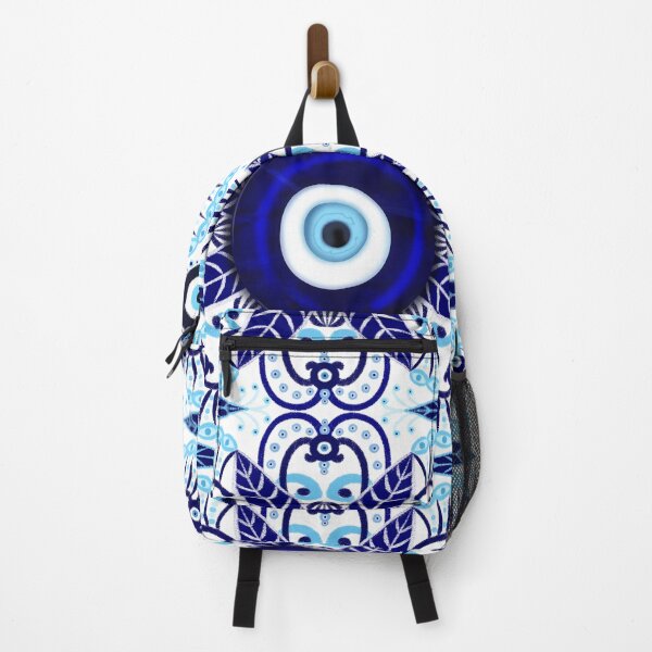 Item preview, Evil eye - evil eye lucky charm mandala white background designed and sold by Milamara.