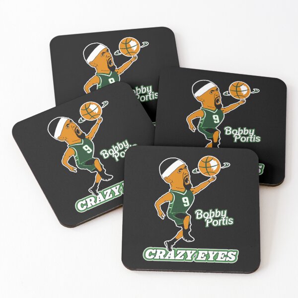 Artikelvorschau, Crazy Eyes Bobby Portis (Milwaukee Bucks Fan-Design entworfen und verkauft von Harriet Cook.