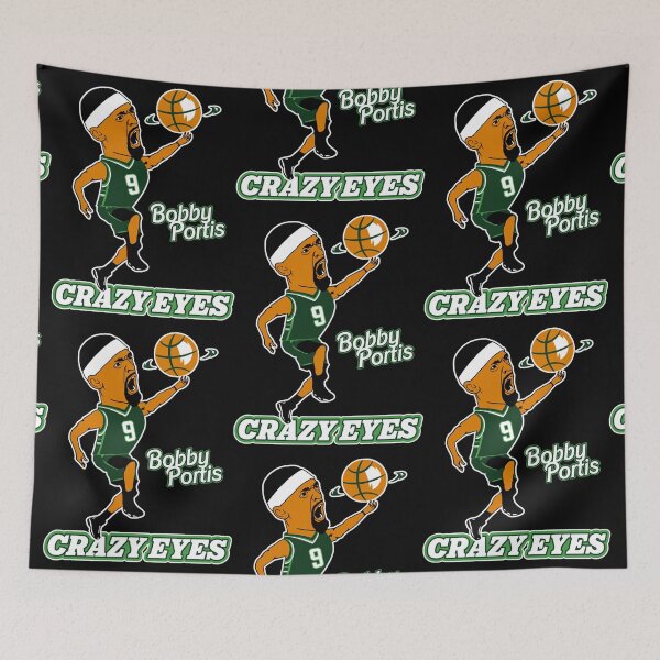 Artikelvorschau, Crazy Eyes Bobby Portis (Milwaukee Bucks Fan-Design entworfen und verkauft von Harriet Cook.