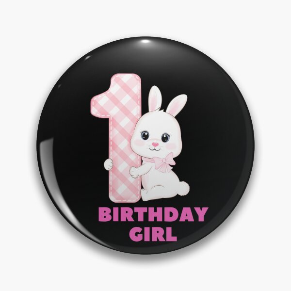 Item preview, Cute 1 year old birthday bunny designed and sold by WowAllinOne.