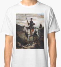 Honore Daumier - Don Quijote in den Bergen Classic T-Shirt