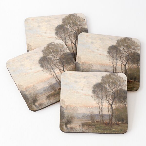 Item preview, Serenity at Sunset: A Tranquil Journey Amidst Nature's Reflection designed and sold by SweetMySpot.