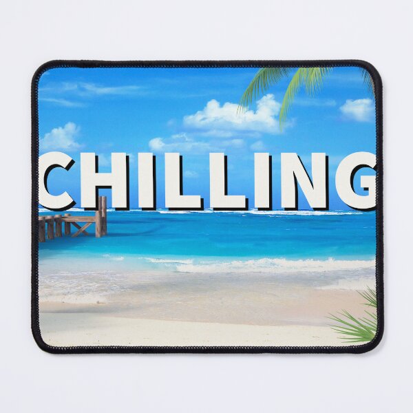 Item preview, beach chilling designed and sold by Gnarbikememes.