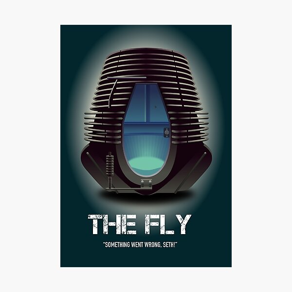 Vista previa del artículo con la obra «La mosca - póster de película alternativa», diseñado y vendido por MoviePosterBoy.