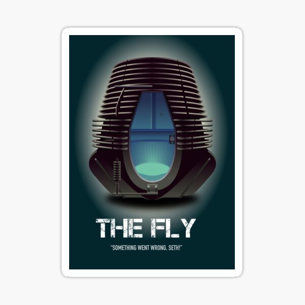 Vista previa del artículo con la obra «La mosca - póster de película alternativa», diseñado y vendido por MoviePosterBoy.