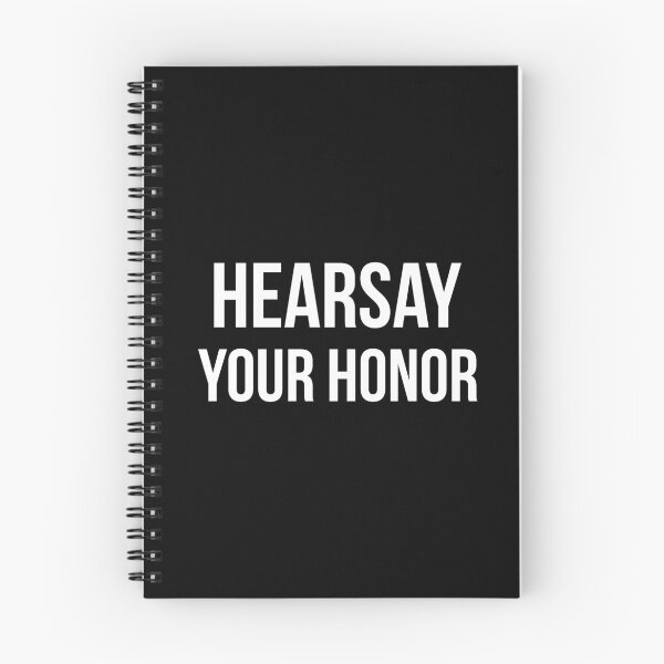 Item preview, Hearsay Your Honor (White/Black BG) designed and sold by FilipeFerreira.