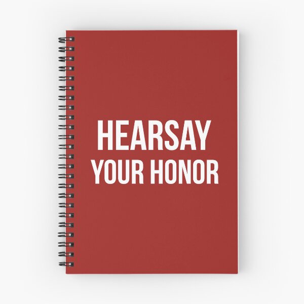 Item preview, Hearsay Your Honor (White/Red BG) designed and sold by FilipeFerreira.