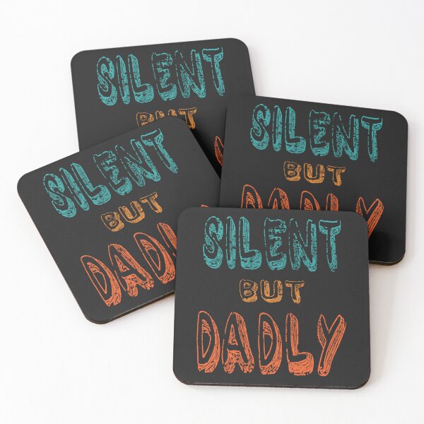 Item preview, Silent but Dadly - Gift for Father's Day - Father's Day Party designed and sold by zicutza.
