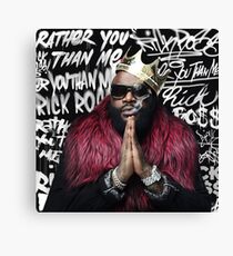Rick Ross' Album "Rather you than me" | All products Canvas Print