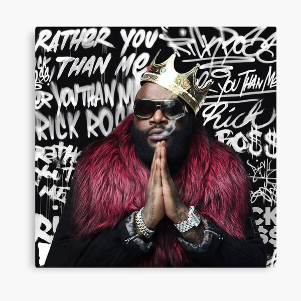 Rick Ross' Album "Rather you than me" | All products Canvas Print
