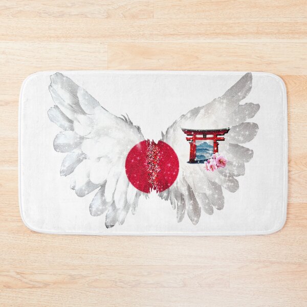 Item preview, Japan Flag Angel Wings Feather Torii designed and sold by Jolly-Yosei.