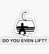 Heben Sie sogar? Sticker